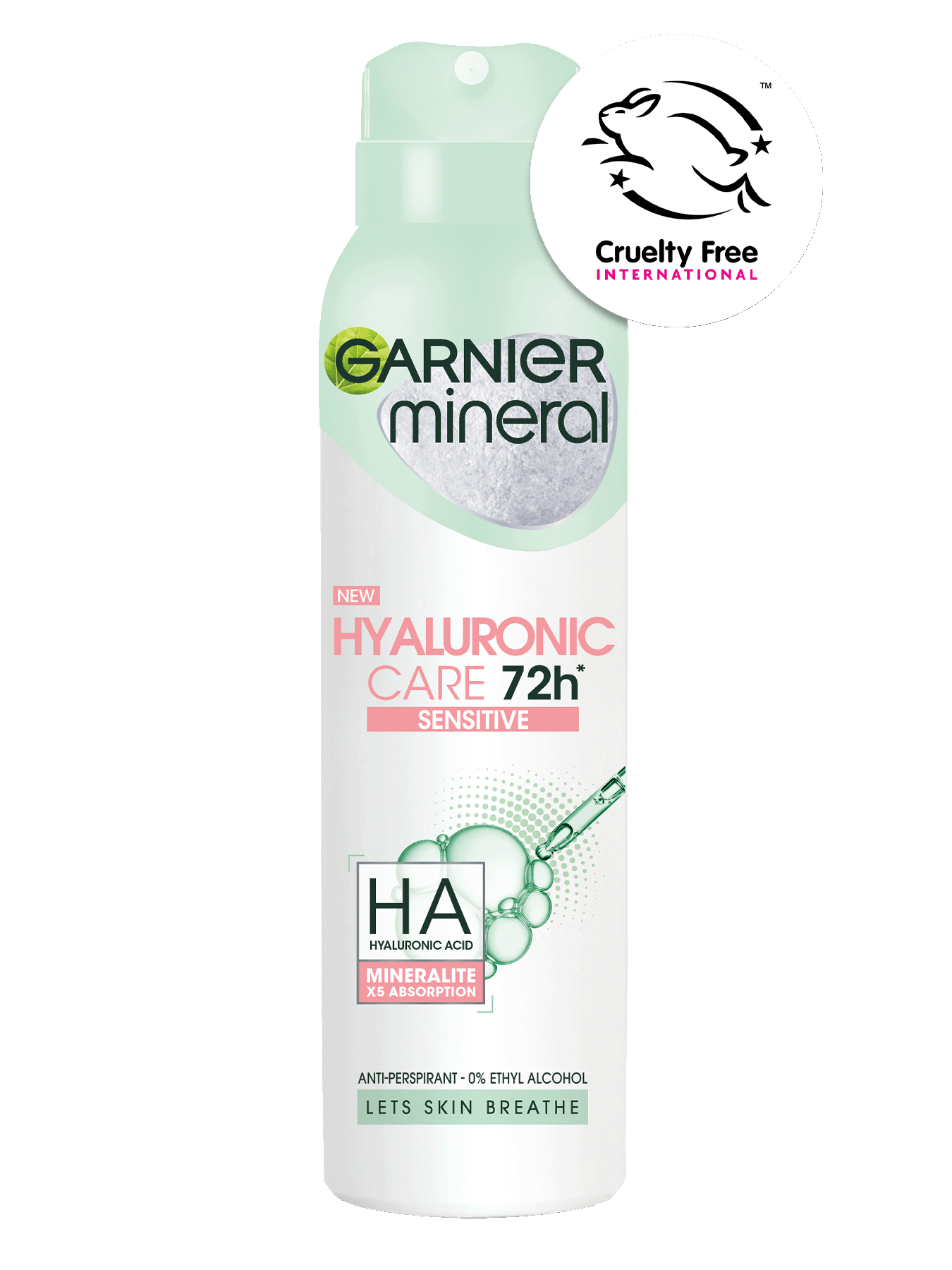 Garnier Deo Mineral Spray Hyaluronic Aloe Women 150ml